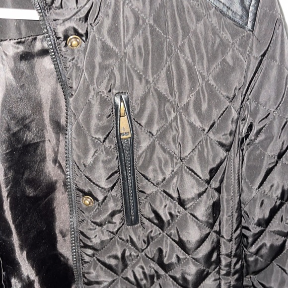Ralph Lauren Quilted Jacket with Leather Detail - Picture 3 of 6